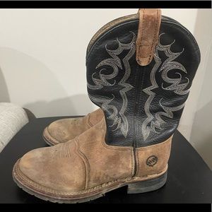 Double H AG7 Roper Men’s Boots Size 7 Black
